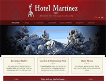 Tablet Screenshot of hotelmartinez.cat